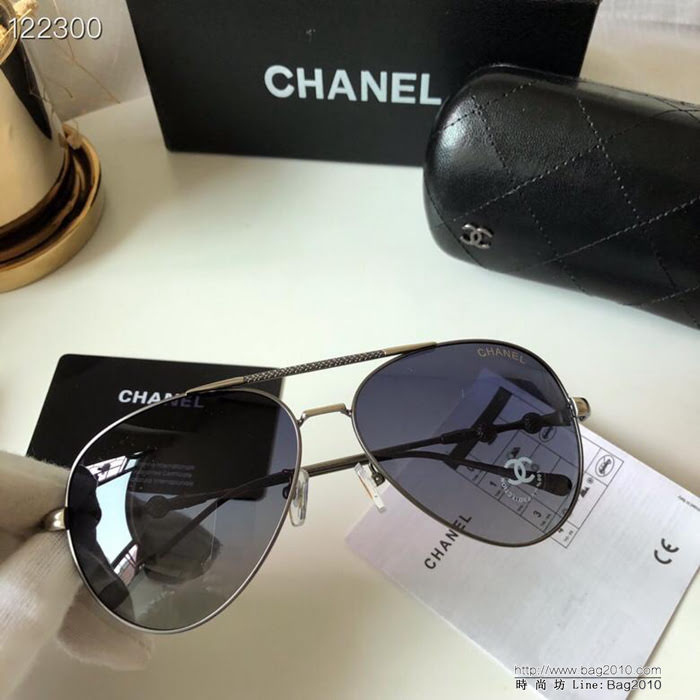 CHANEL香奈兒 2019新品 偏光金屬 寶麗來高清偏光鏡片 男女同款 太陽鏡 0205  lly1089